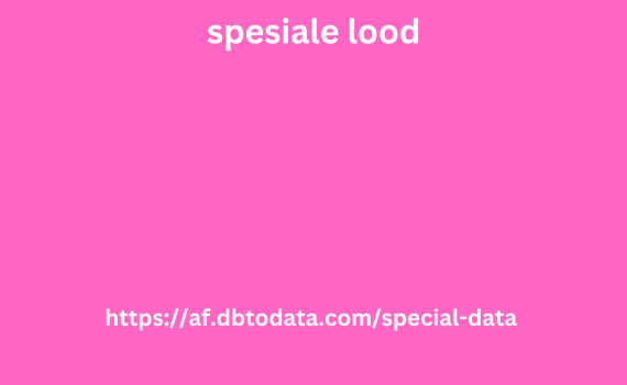 spesiale lood