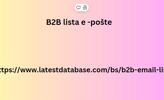 B2B lista e -pošte