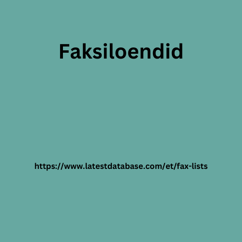 Faksiloendid