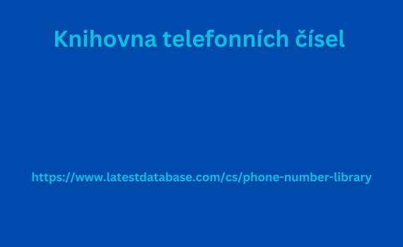 Knihovna telefonních čísel