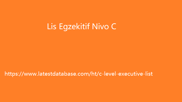 Lis Egzekitif Nivo C