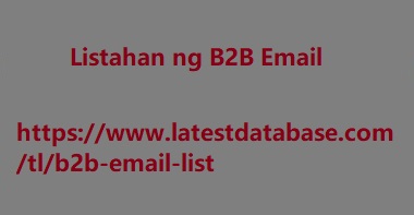 Listahan ng B2B Email