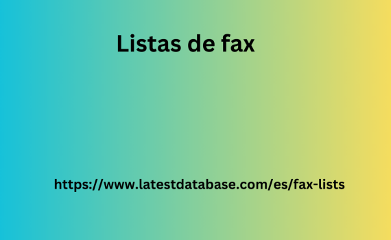 Listas de fax 5