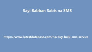 Sayi Babban Sabis na SMS