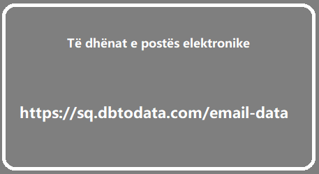 Të dhënat e postës elektronike