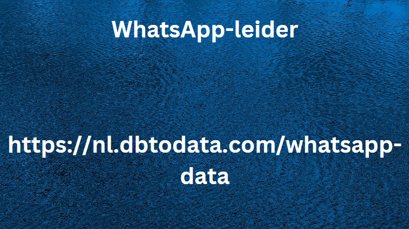 WhatsApp-leider