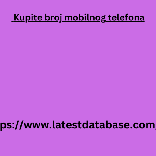 Kupite broj mobilnog telefona