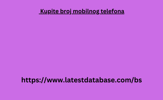 Kupite broj mobilnog telefona