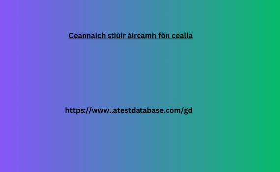 Ceannaich stiùir àireamh fòn cealla