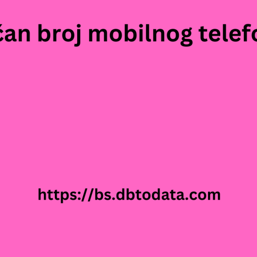 Tačan broj mobilnog telefona