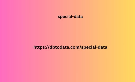 special-data