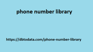 phone number library