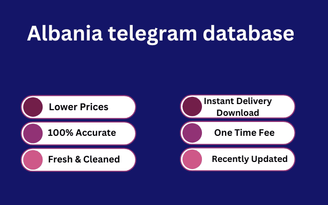 Albania telegram database