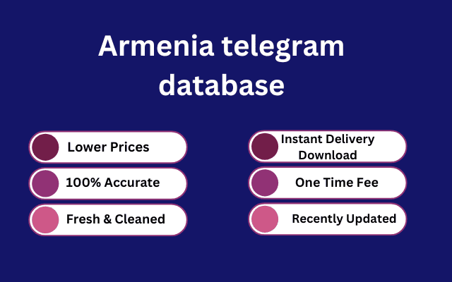 Armenia telegram database