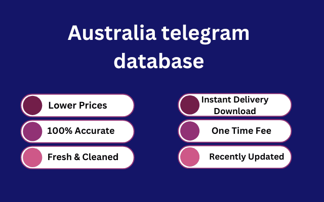 Australia telegram database