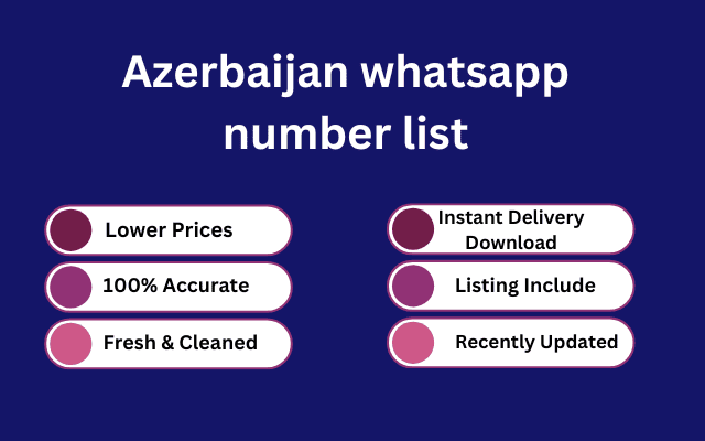 Azerbaijan whatsapp number list