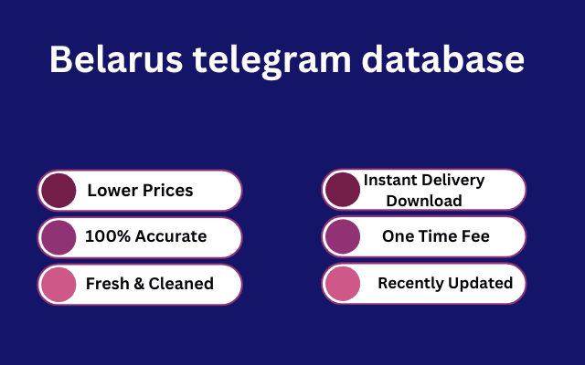 Belarus telegram database