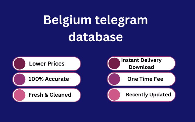 Belgium telegram database