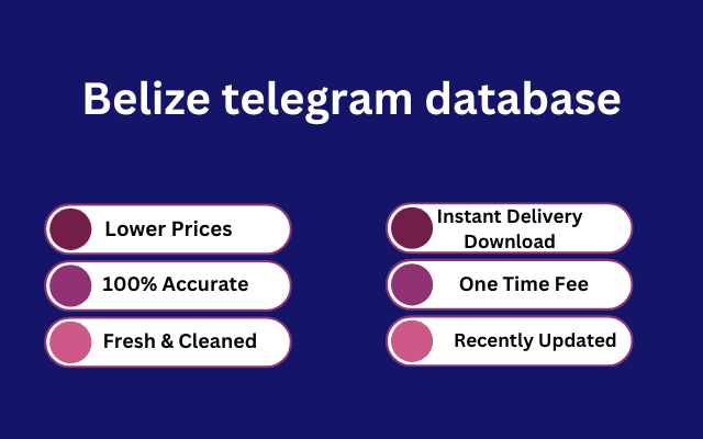 Belize telegram database