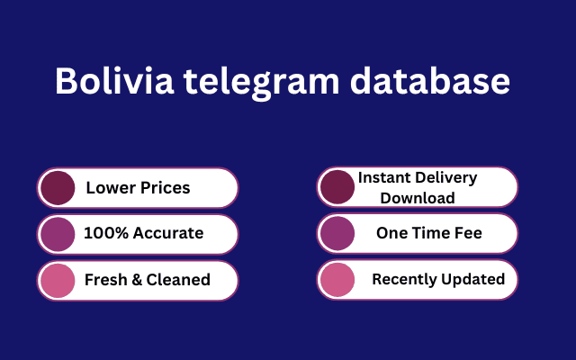 Bolivia telegram database