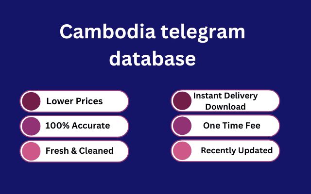 Cambodia telegram database