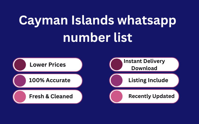 Cayman Islands whatsapp number list