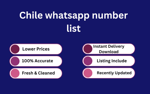 Chile whatsapp number list