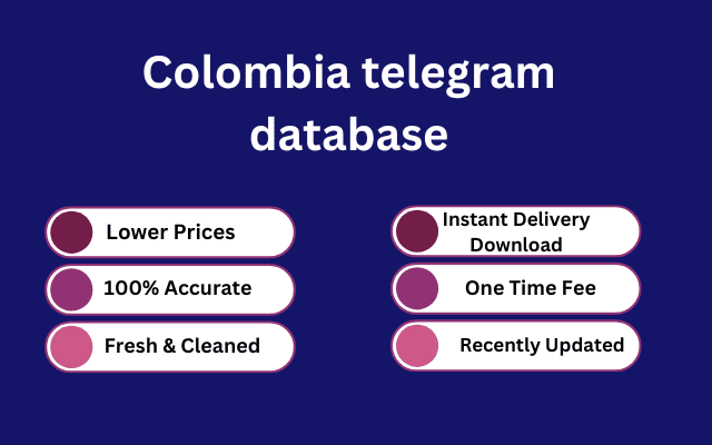 Colombia telegram database