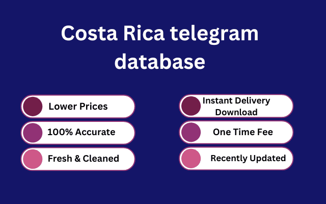 Costa Rica telegram database