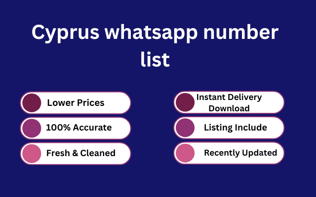 Cyprus whatsapp number list