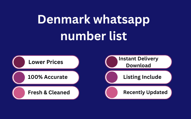 Denmark whatsapp number list