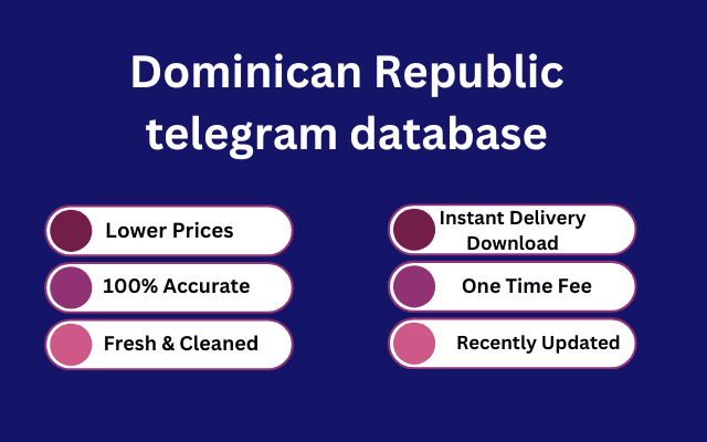 Dominican Republic telegram database