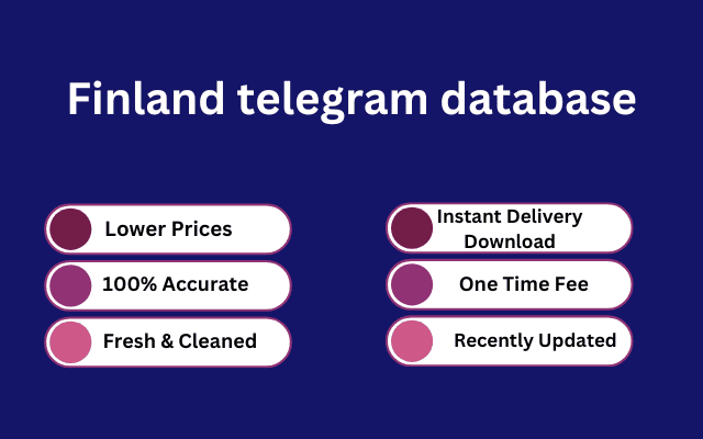 Finland telegram database