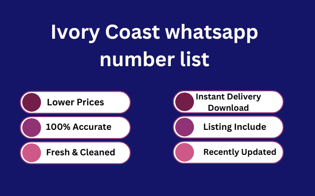 Ivory Coast whatsapp number list