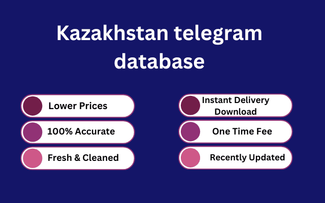 Kazakhstan telegram database