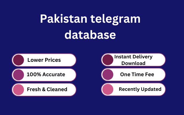 Pakistan telegram database