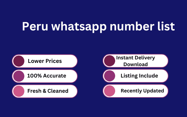 Peru whatsapp number list