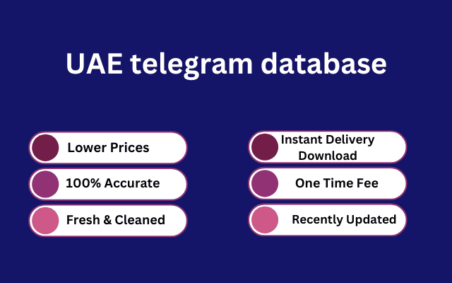 UAE telegram database